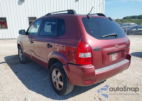 2007 Hyundai Tucson Gls from USA, damaged, VIN KM8JM12B67U583900